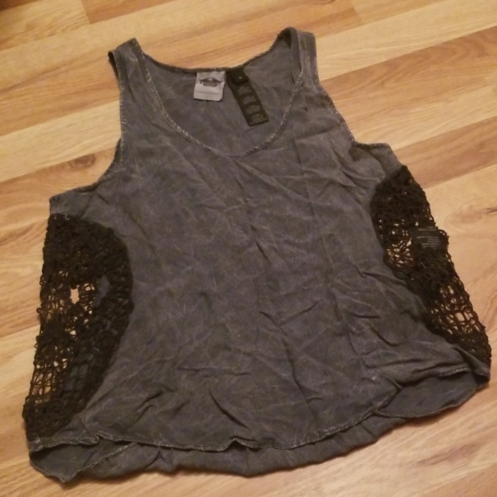 Harley Davidson skull crochet tank